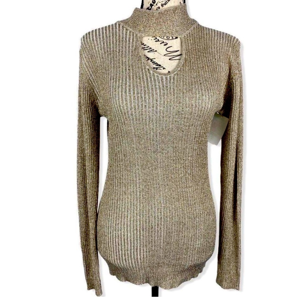 Belldini gold knitted sweater Size L New with Tag